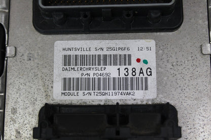 2007 Jeep Grand Cherokee SRT8 PCM ECU Park Assist TCM Ignition Key BCM Package