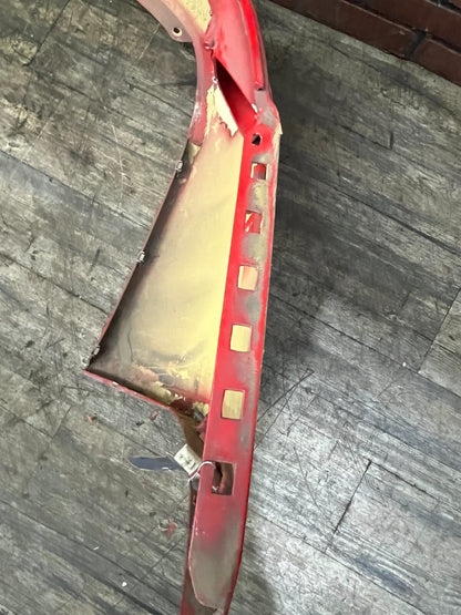 Gen 5 2013-2015 SRT Dodge Viper Rear Bumper Fascia Assembly Red Damaged