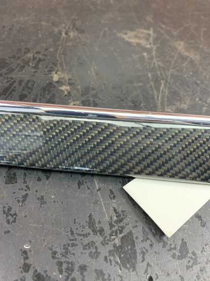 15-18 JEEP GRAND CHEROKEE SRT8 OEM FRONT LH DOOR PANEL CARBON FIBER TRIM Damaged
