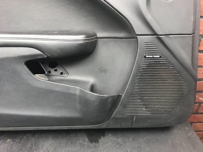 2015-2018 Dodge Challenger SRT Front Driver LH Black Door Panel Trim 5ps373x9ah