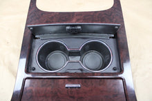 07-14 Cadillac Escalade Center Console Bezel Cup Holder Panel Assembly Ruby Burl