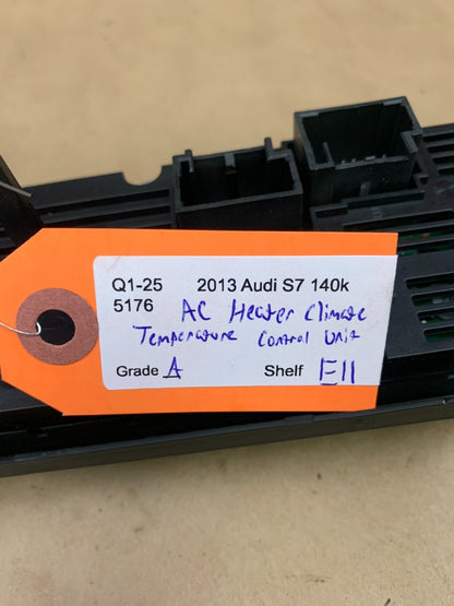 12-15 Audi A7 HVAC Temperature A/C Heater Climate Control 4G0 820 043 AN OEM