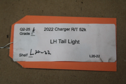 2015-2022 DODGE CHARGER REAR LEFT SIDE TAILLIGHT OUTER LIGHT LAMP OEM 68213145AD