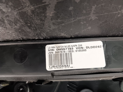 2011-2014 Dodge Charger Rear Passenger RH Side Interior Door Panel 1jr42dx9ai