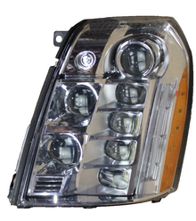 2008-14 CADILLAC ESCALADE PLATINUM DRIVER LH LED HEADLIGHT OEM 84086144 Ballast