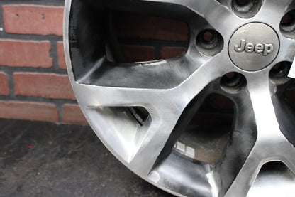 Jeep Cherokee 2014-2018 Used OEM Wheel 17x7.5 Factory 17" Rim 1UT91TRMAA#