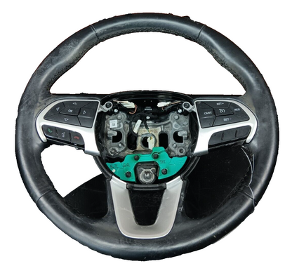 2015-2023 Dodge Challenger R/T Scat Pack Steering Wheel Black Leather 5le631x9ac