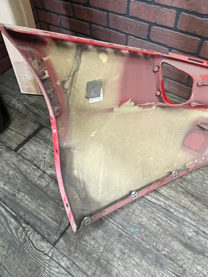 Gen 5 2013-2015 SRT Dodge Viper Rear Bumper Fascia Assembly Red Damaged