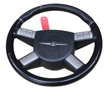 05-08 Charger 300 SRT8 STEERING WHEEL BLACK LEATHER w/ CONTROLS HORN