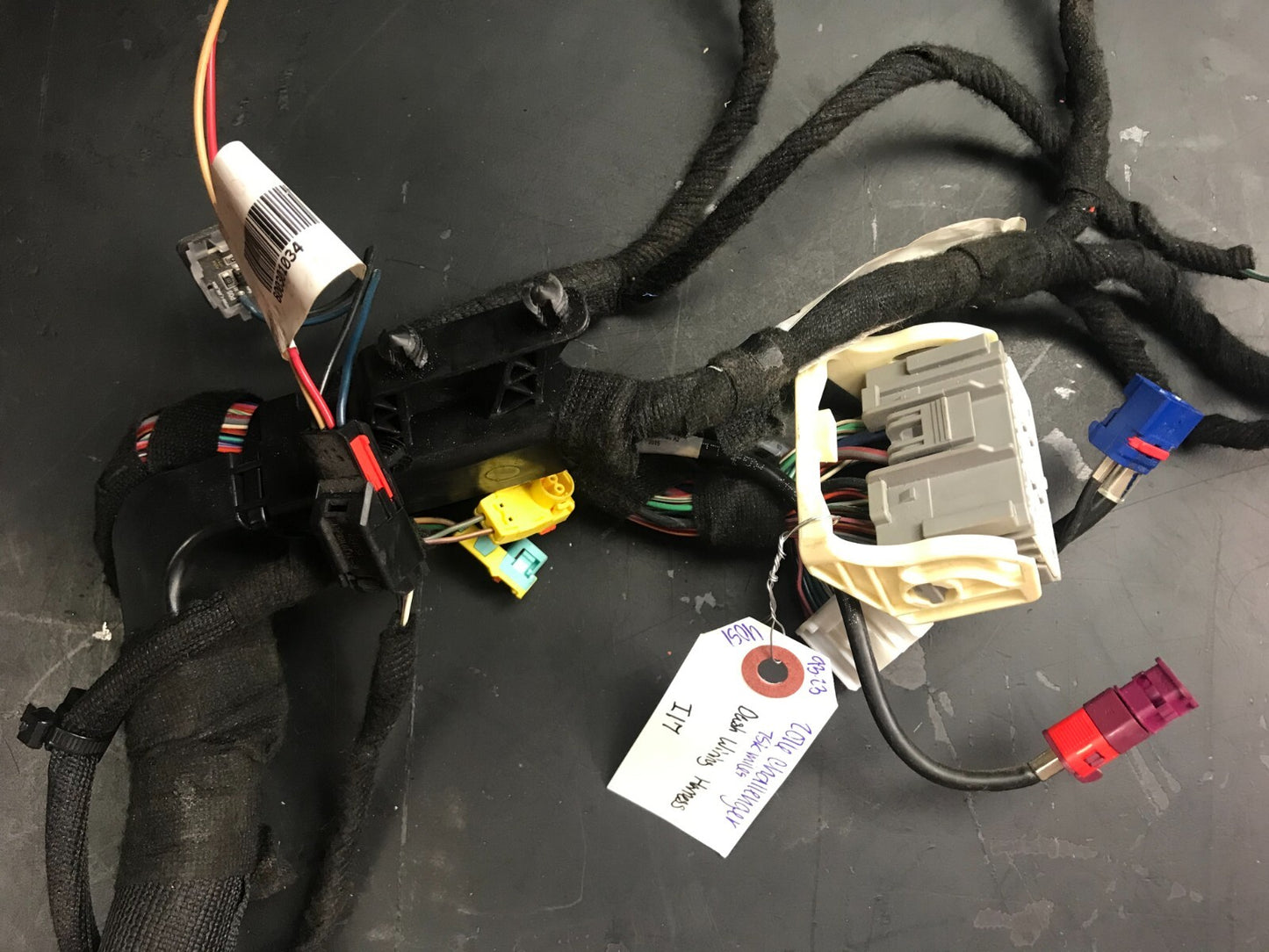 2016 Dodge Challenger SRT Dash Instrument Panel Wiring Wire Harness 68267345AD