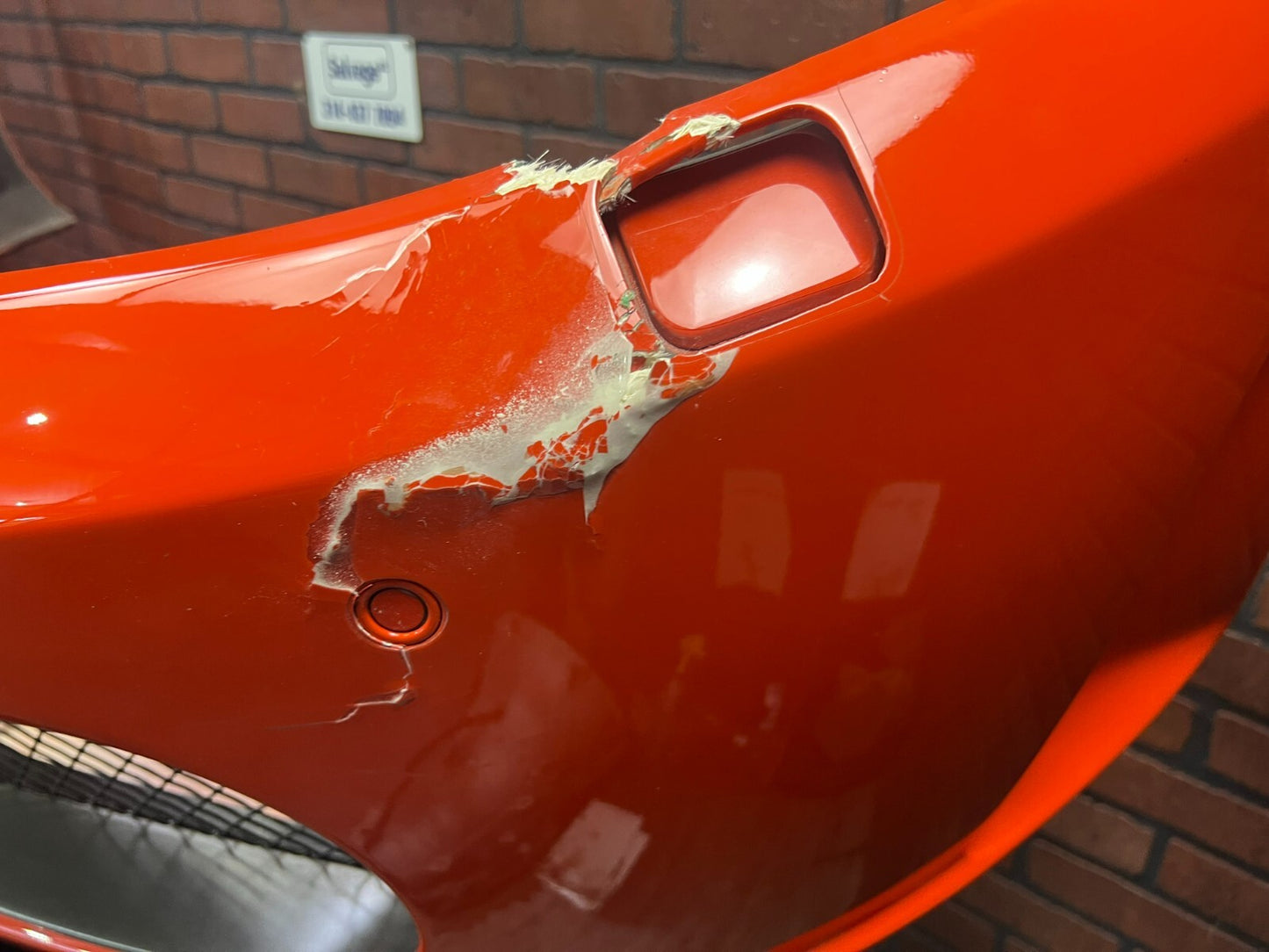 Ferrari F430, Front Bumper with Parking Sensor Option, Orang, DMGD, P/N 83111210