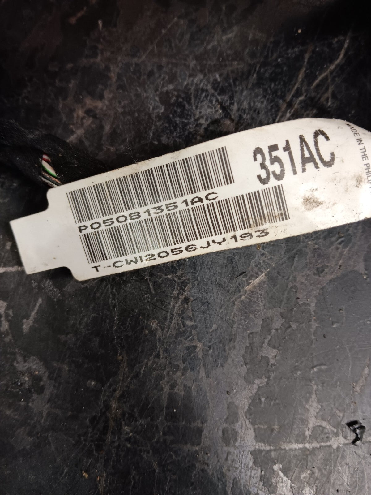 2007 Charger/Magnum/300 Dash Instrument Panel Wiring Harness 05081351AC