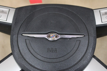 05-08 Charger 300 SRT8 STEERING WHEEL BLACK LEATHER w/ CONTROLS HORN