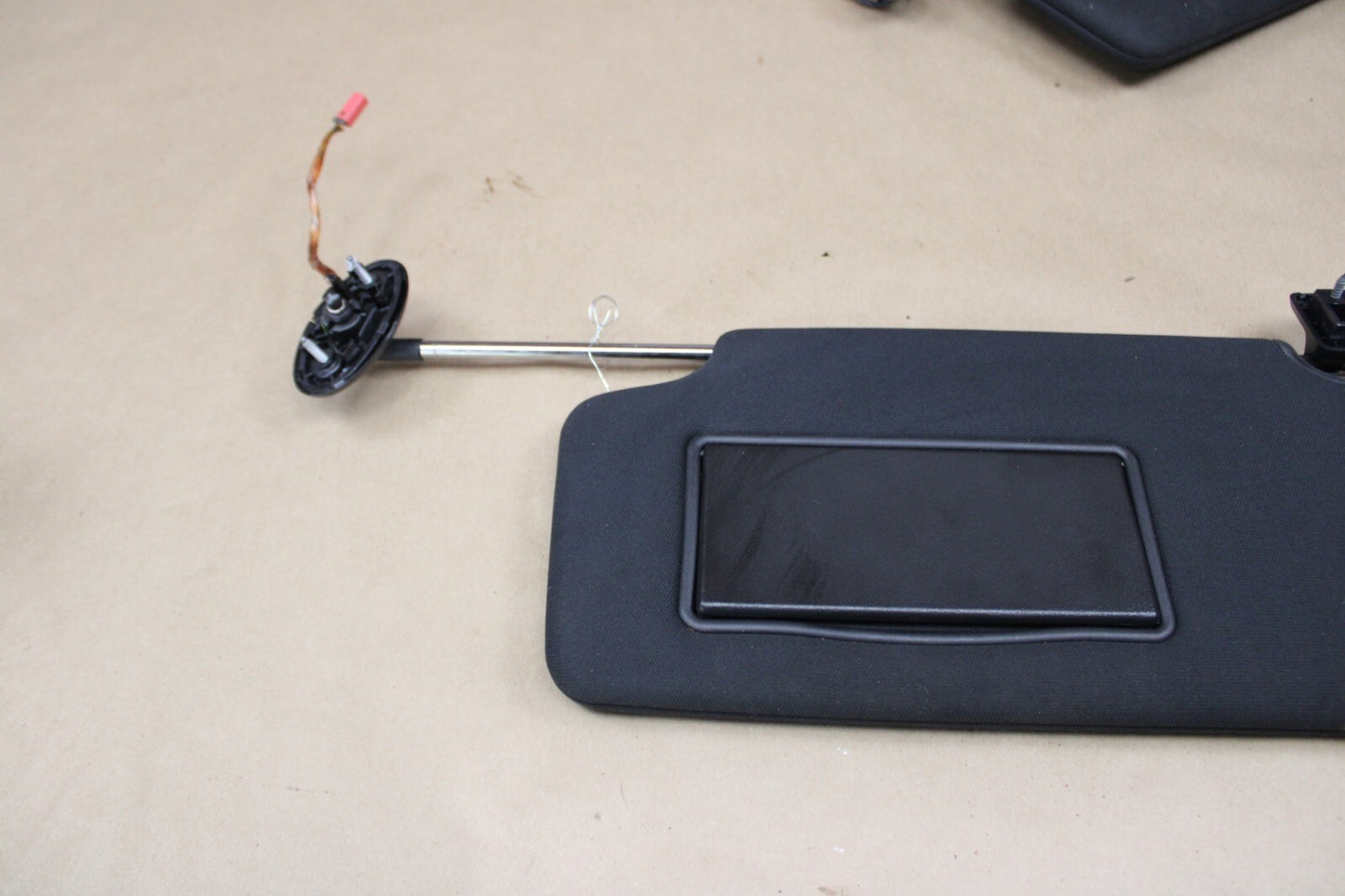 2015-2023 DODGE CHARGER R/T LEFT RIGHT BLACK SUN VISOR SET OF 2 OEM