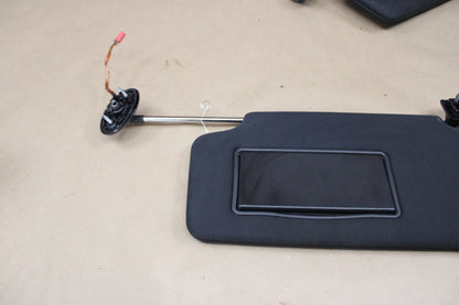 2015-2023 DODGE CHARGER R/T LEFT RIGHT BLACK SUN VISOR SET OF 2 OEM