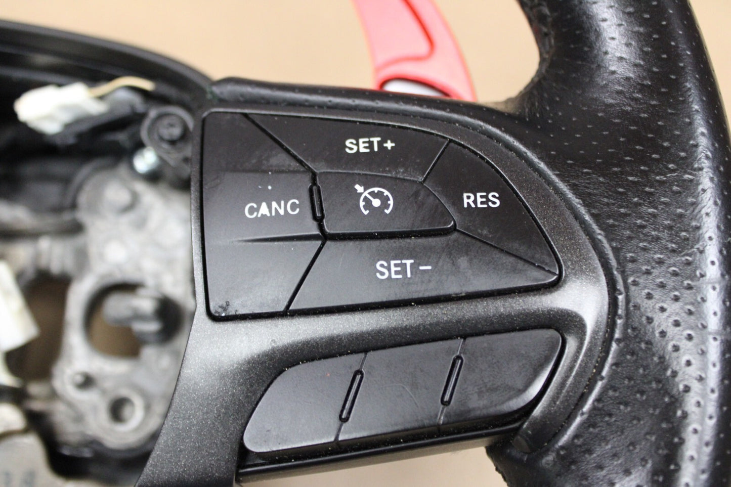 2015-2023 Dodge Challenger Charger Steering Wheel Leather Black OEM 5vg201vxad