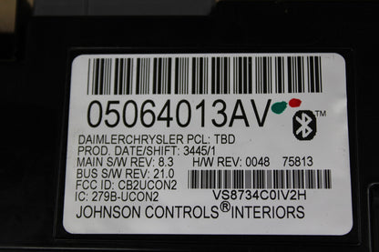 2004-2007 Dodge Chrysler Jeep Telematics Bluetooth Module OEM Mopar 05064013AV