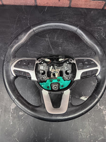 2015-2023 Dodge Challenger R/T Scat Pack Steering Wheel Black Leather 5le631x9ac