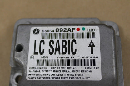 2011-2014 Dodge Challenger SRT8 Occupant Restraint Control Module OEM 56054092AF