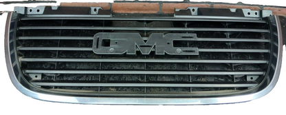 2007-2014 GMC Yukon Front Upper Bumper Grille Grill Assembly Black/Silver