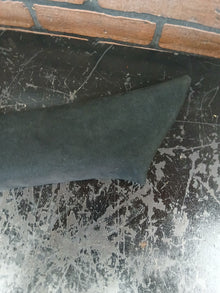 2008-2014 DODGE CHALLENGER OEM LEFT SIDE A PILLAR DARK SLATE GENUINE SUEDE.