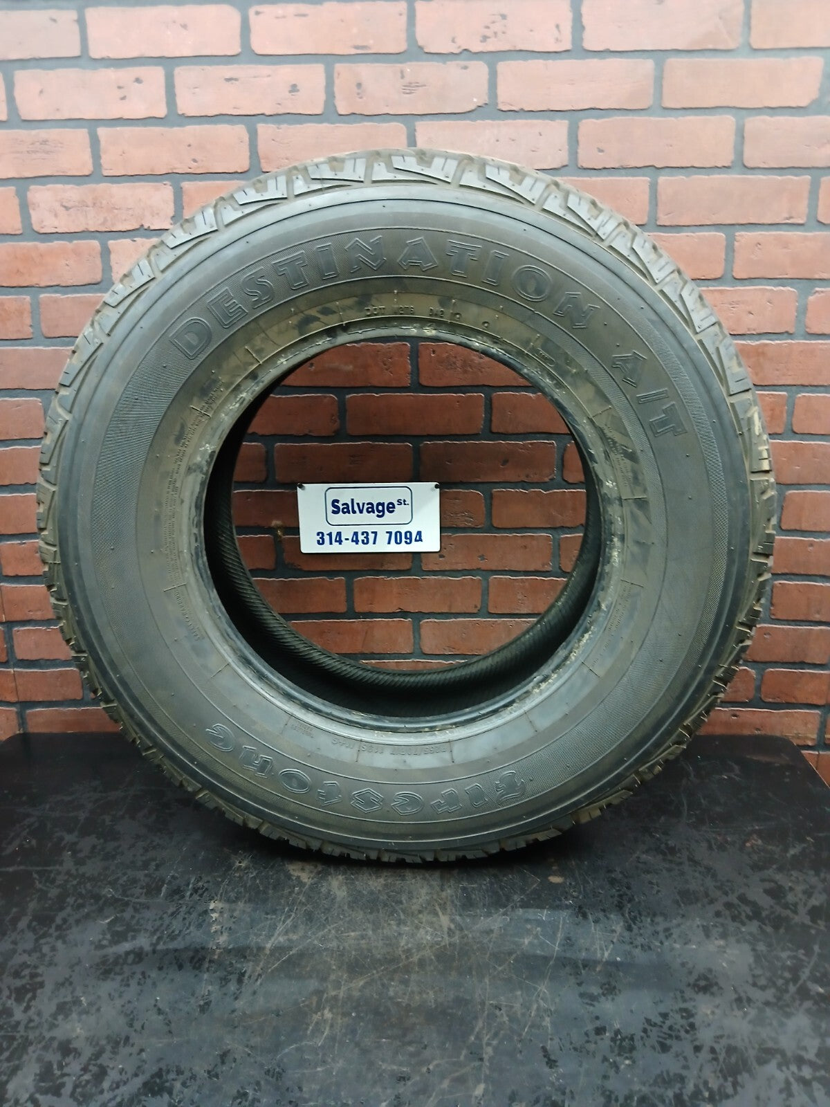P265/70R17 Firestone Destination A/T 113S Used Tire 4/32nds
