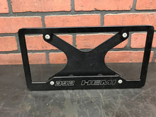 392 Hemi Black License Plate Frame and Mounting Bracket