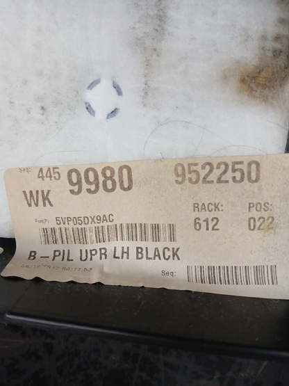 2016-2021 Jeep Grand Cherokee Upper Driver LH Side B Pillar Trim 5vp05dx9ac