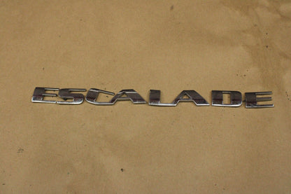 2007-2014 Cadillac Escalade FlexFuel Chrome Emblem Nameplate Set OEM Lettering