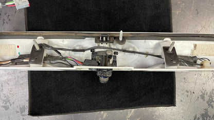2013-2016 FORD ESCAPE TRUNK LID TAILGATE TRIM PANEL MOLDING W CAMERA WHITE