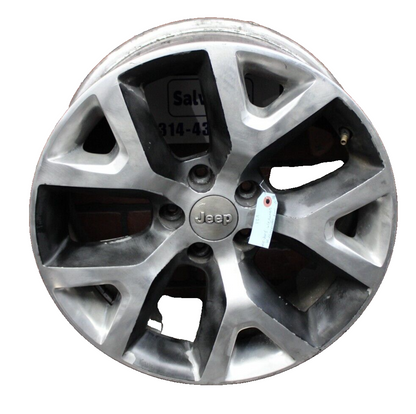 Jeep Cherokee 2014-2018 Used OEM Wheel 17x7.5 Factory 17" Rim 1UT91TRMAA#