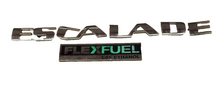 2007-2014 Cadillac Escalade FlexFuel Chrome Emblem Nameplate Set OEM Lettering