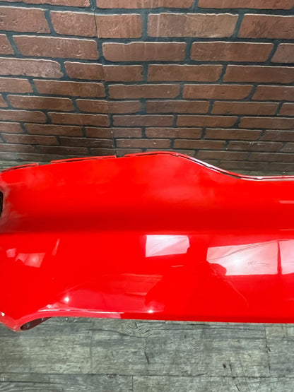 Gen 5 2013-2015 SRT Dodge Viper Rear Bumper Fascia Assembly Red Damaged
