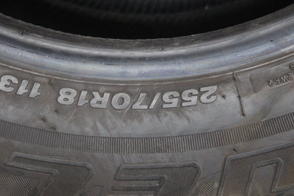 Bridgestone Dueler Tire 255/70R18 6/32nds