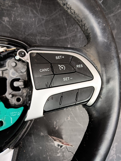 2015-2023 Dodge Challenger R/T Scat Pack Steering Wheel Black Leather 5le631x9ac
