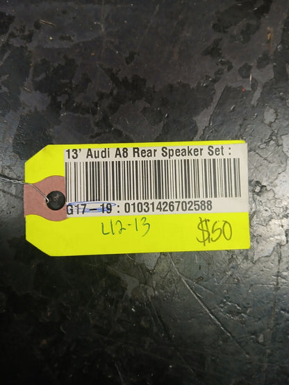 2011-2018 Audi A8 Quattro S8 Rear Audio Sound Speaker 4h0 035 411a