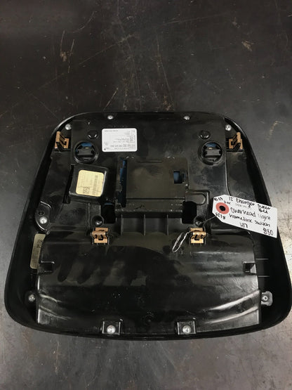 2011-2014 Charger 300 SRT Black Roof Overhead Console w/ Lights & Storage