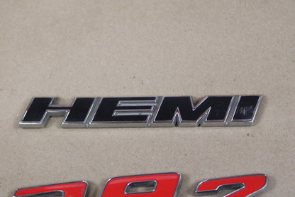 Challenger 2PCS SET SRT 392 HEMI Badges For Side Fender Emblems 3D Raised Decals