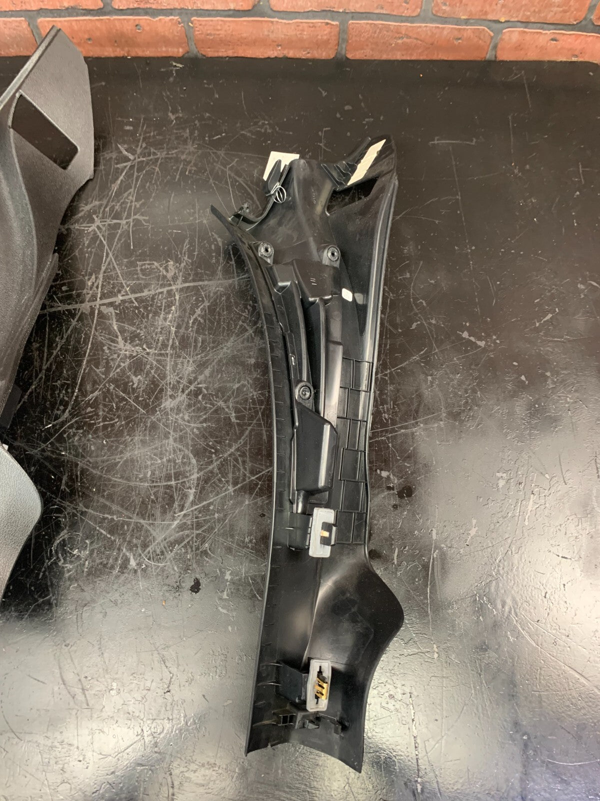 2015-2023 DODGE CHARGER REAR SET OF LH AND RH SIDE DOOR SILL SCUFF PLATE PANELS.