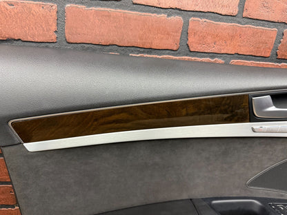 2011-2018 Audi A8 S8 D4 Front Left Driver Door Trim Cover Panel Card Memory Wood