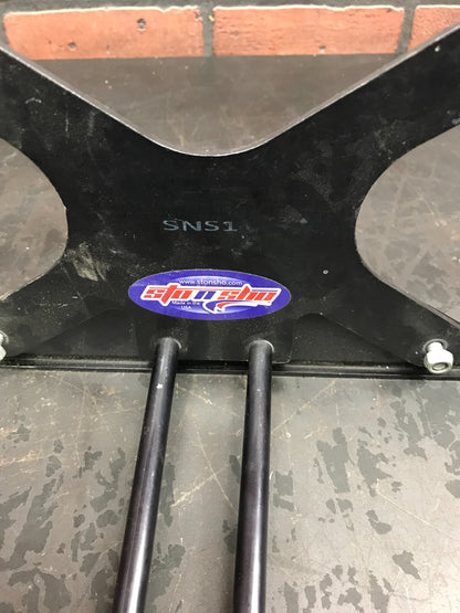 392 Hemi Black License Plate Frame and Mounting Bracket
