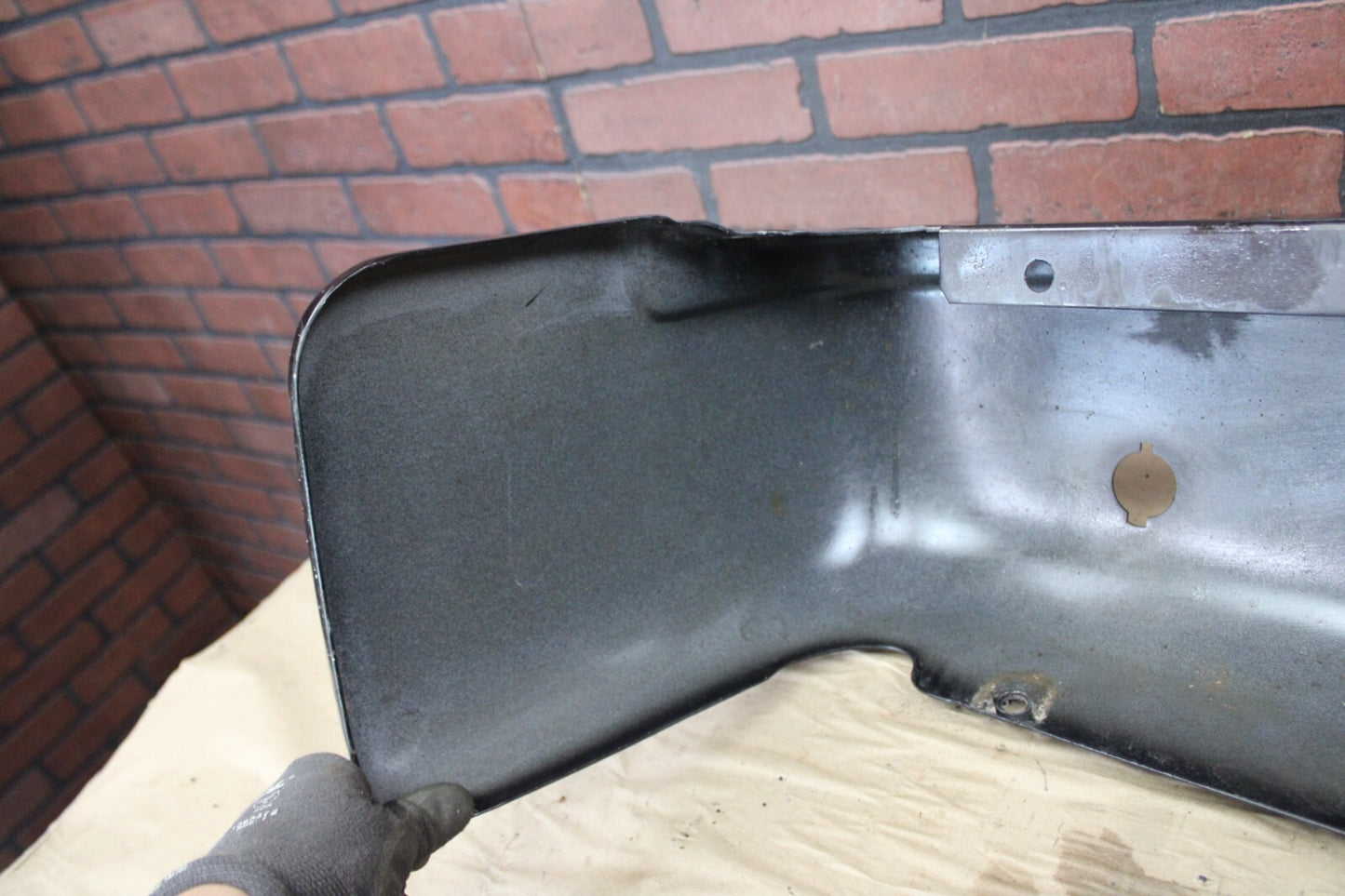 OEM 09-14 Ford F150 Rear Passenger RH Side Bumper Corner End Cap w/ Sensor Hole