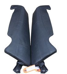 Set Rear Left Right Seat Backrest Bolster Black 4G085704AJ22A Audi A7 S7 RS7 18