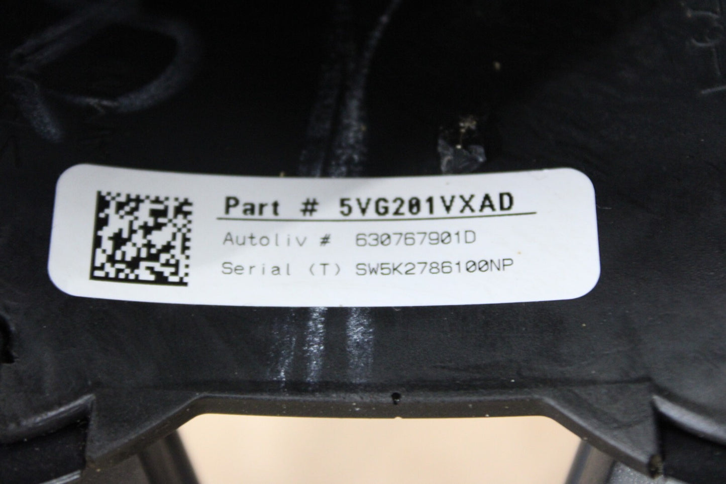2015-2023 Dodge Challenger Charger Steering Wheel Leather Black OEM 5vg201vxad