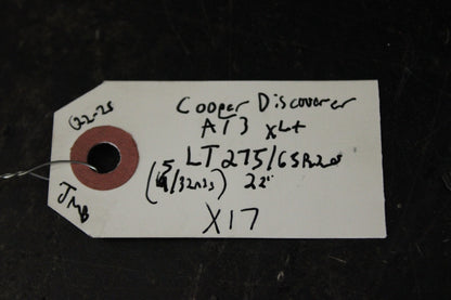 Cooper Discoverer AT3 XLT Used Tire LT 275/65R20 5/32nds