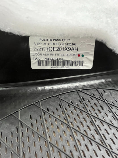 2011-2018 DODGE JOURNEY RIGHT RH FRONT PASSENGER DOOR CARD TRIM PANEL 1QF201X9AH