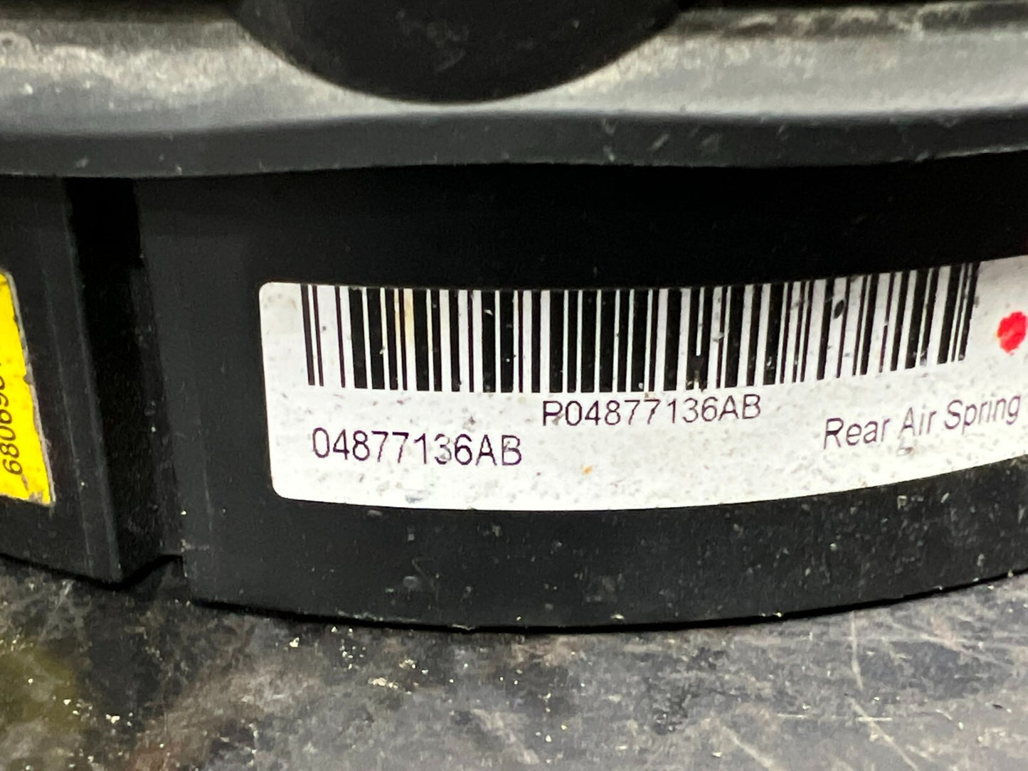 2015 Ram RH Rear Air Ride Suspension Coil Spring Shock Strut 04877136AB