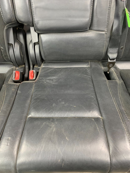 2011-2013 Jeep Grand Cherokee SRT Rear Seat Set Black Leather and Suede *Imprint