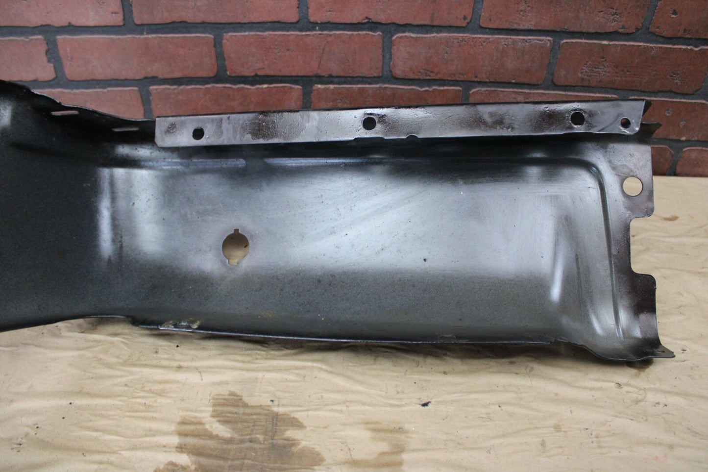 OEM 09-14 Ford F150 Rear Passenger RH Side Bumper Corner End Cap w/ Sensor Hole