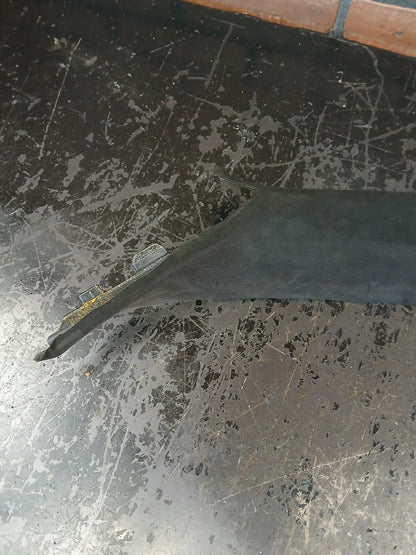 2008-2014 DODGE CHALLENGER OEM LEFT SIDE A PILLAR DARK SLATE GENUINE SUEDE.